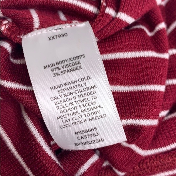 New Nordstrom BP Striped V Neck fitted Tank Top nwt medium women’s - Picture 6 of 8